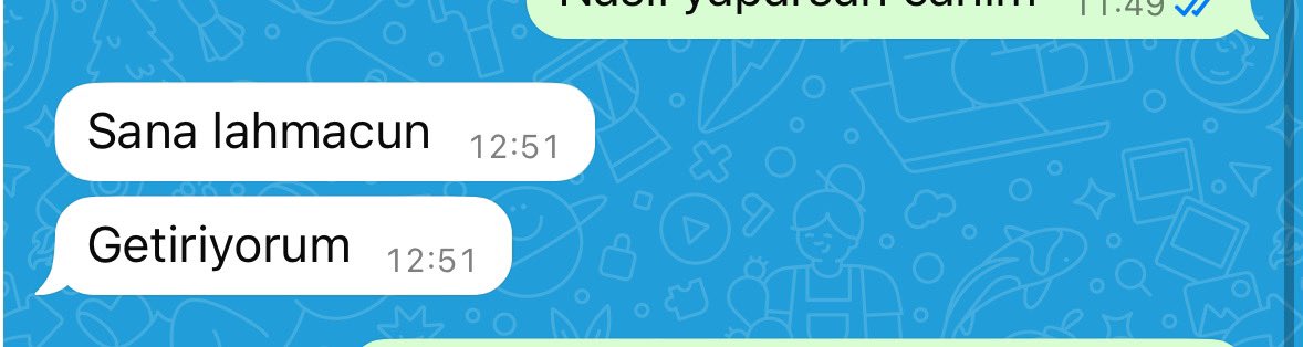 Bazı güzel mesajlar aldım diyelimm eniştenizden