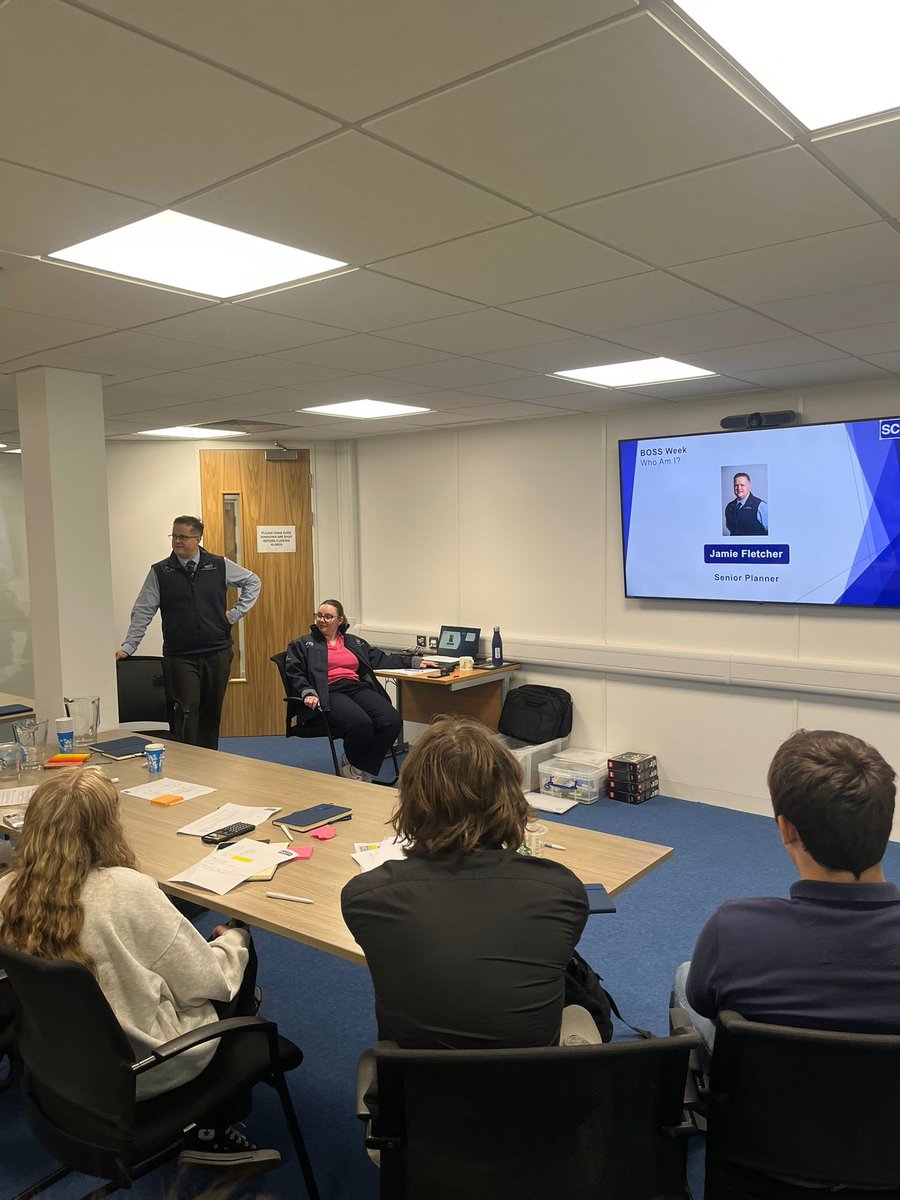 Our Senior Planner, Jamie, presented to <a href="/HHVCSchool/">HHVCS</a> students today about his career and the vital role planners play in #construction, from managing programmes, developing site logistics plans and reducing risk, to keeping projects on track and running smoothly.

<a href="/Pembrokeshire/">PembrokeshireCC</a>