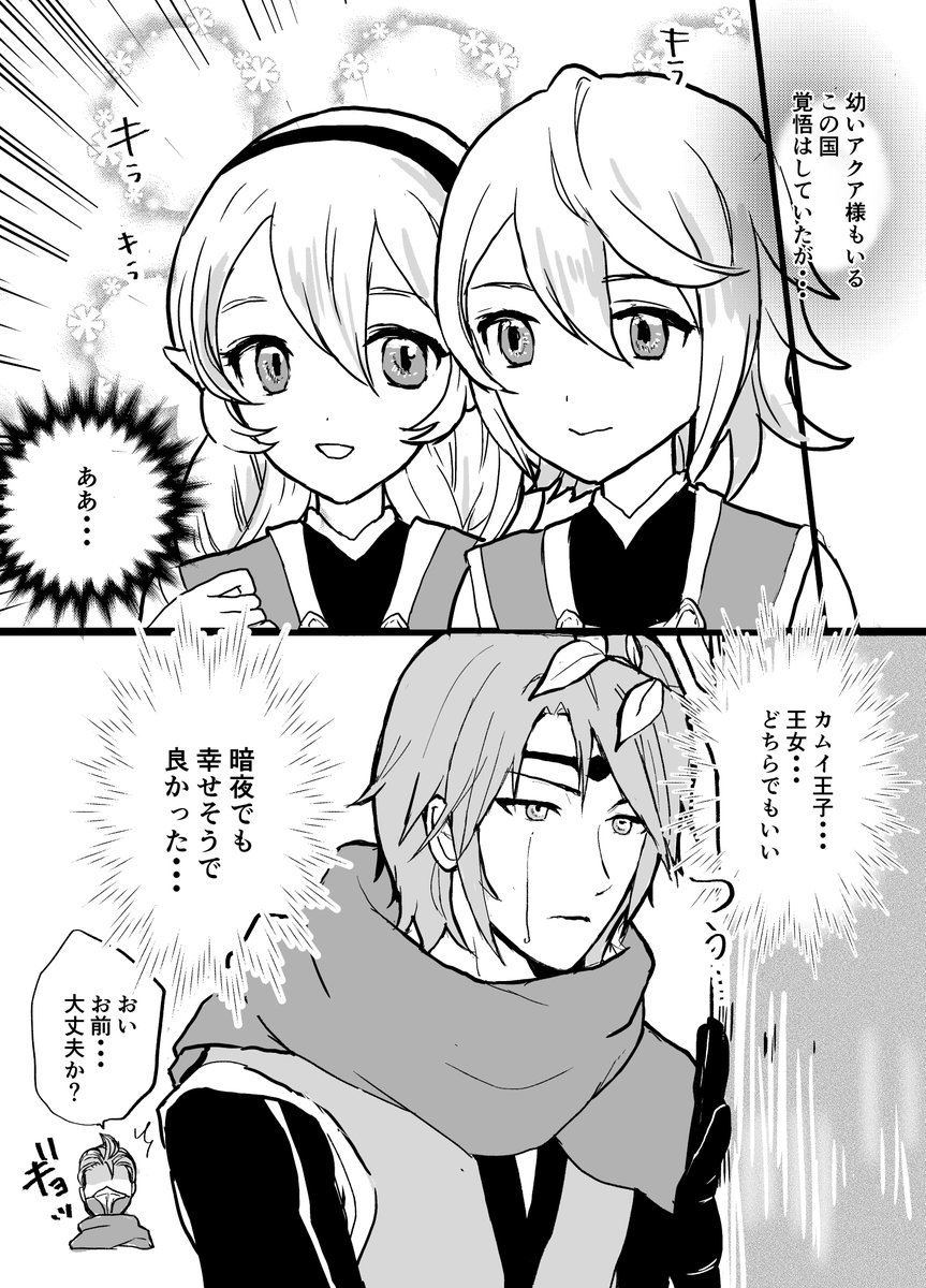 mioinFE's tweet photo. 10周年記念絵は描けなかったけど、ヒーローズの子供カムイ君（ちゃん）がとても可愛い！引けたわけではない。。
スズカゼさん見たら何思うんだろう・・・ついにって感じかな。 https://t.co/Owln6xjxKV