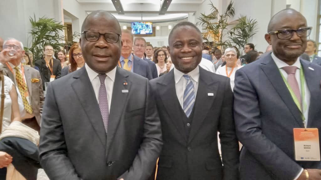 Pierre N’gou DIMBA (@pierre_dimba) on Twitter photo À Bruxelles pour le Sommet mondial sur la vaccination. La Côte d’Ivoire y réaffirme son leadership pour l’équité vaccinale, la CSU et la souveraineté sanitaire. Objectif : vacciner 500M d’enfants, sauver 8M de vies d’ici 2030. À Bruxelles pour le Sommet mondial sur la vaccination. La Côte d’Ivoire y réaffirme son leadership pour l’équité vaccinale, la CSU et la souveraineté sanitaire. Objectif : vacciner 500M d’enfants, sauver 8M de vies d’ici 2030.