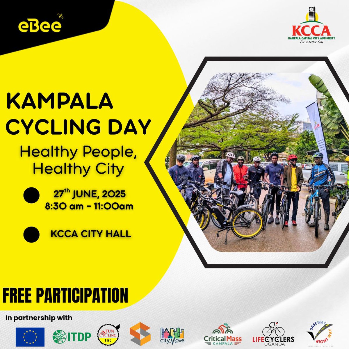 swrwug's tweet image. Kampala Cycling Day is upon us people!!! @eBee_Uganda called and @swrwug answered. As the culture is, lets come out in huge numbers to promote a healthy sustainable city for you and me. And guess what!! its free so all you need is grab your bike and be ready to ride away.