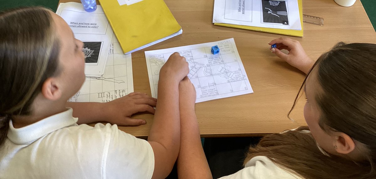 whcps's tweet photo. #WHCYear6 have created snakes and ladders boards to show the changes to the voting system throughout the years. We thought about how equitable the changes were and then played a game! #WHCHistory https://t.co/I9xImcSjZJ