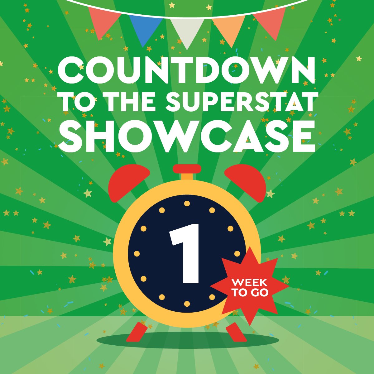 Just one more week of waiting before the Superstat Showcase begins! We can't wait to see you there!