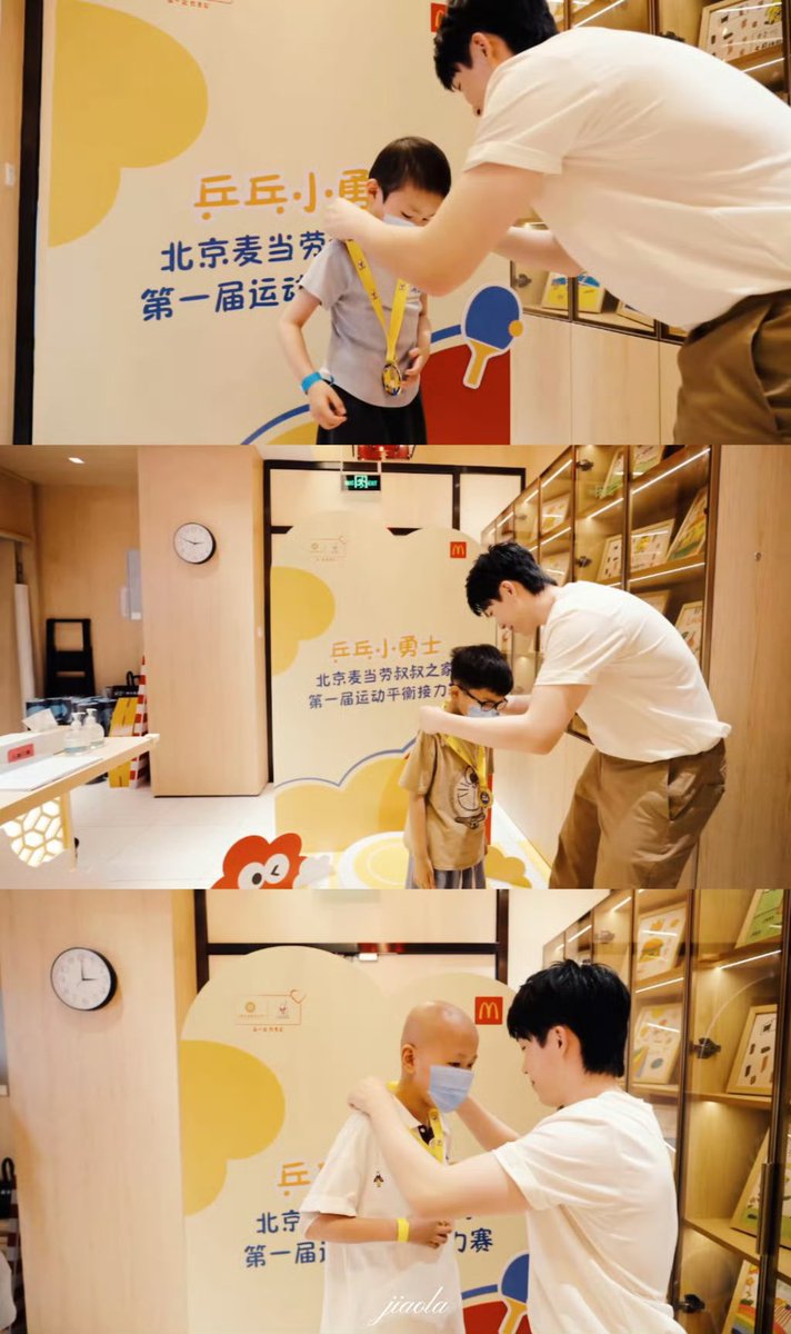 นี่ชั้นตามใครอยู่ นักปิงปองจริงๆใช่มั้ย ออร่าความใจดีรักเด็กสว่างว๊าบเลยแกร