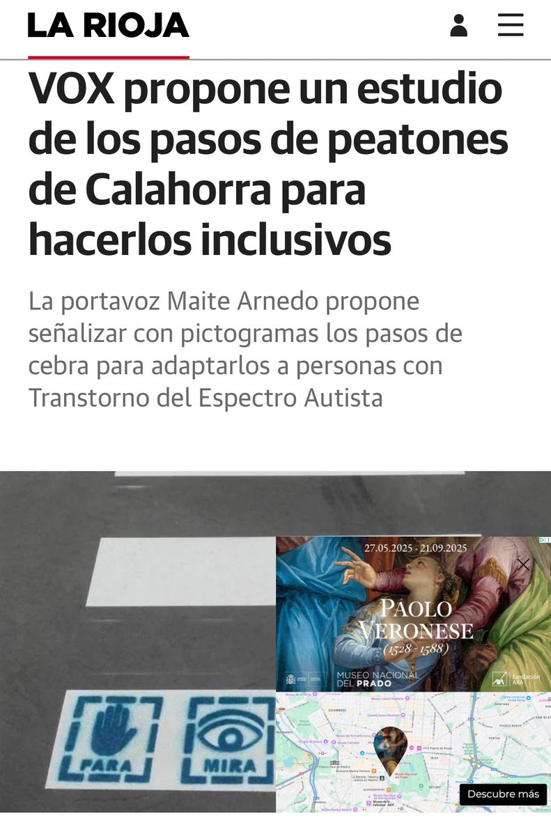 MaiteArnedo's tweet photo. 1️⃣ En octubre de 2019, VOX presentó una moción para adaptar los pasos de cebra y hacerlos inclusivos también para personas con Trastorno del Espectro Autista (TEA). 
El PSOE? Votó en contra, por supuesto. https://t.co/72LdF8sF2Y