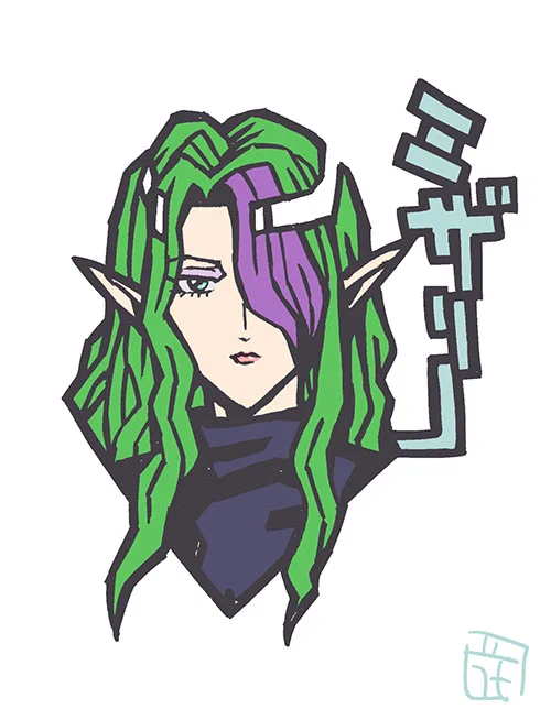 このタッチでジャンプガールズ ミザリー #アウターゾーン #このタッチ #ファンアート