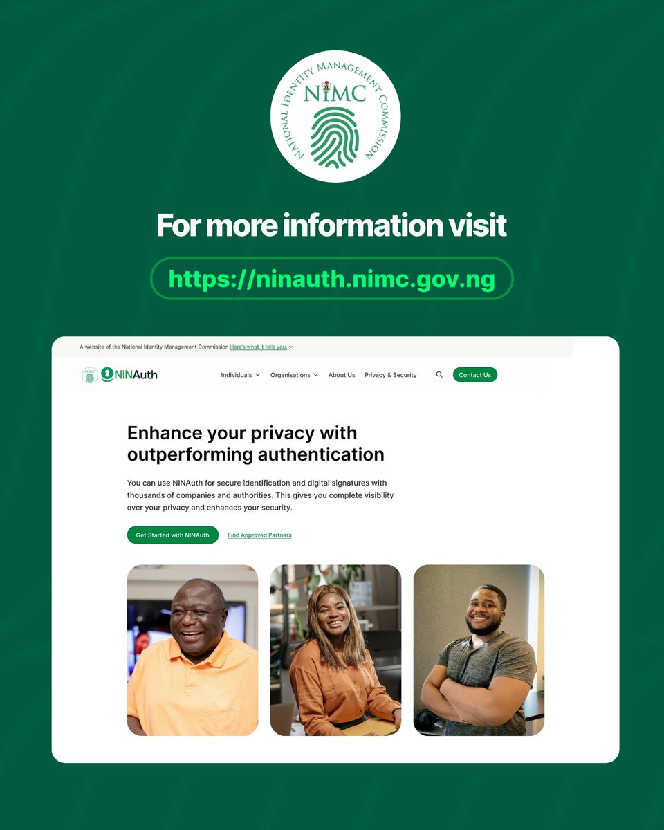 abeegunde1's tweet image. Do you have any challenges with NINAuth? Below are the answers to your questions 
#NIMC 
@nimc_ng @EngrAbisoye
