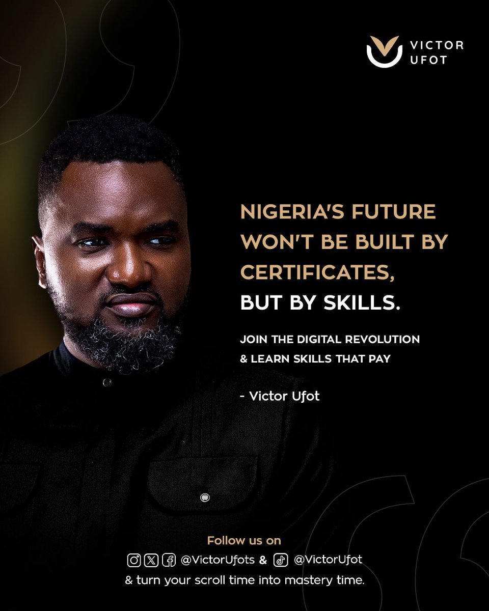 The classroom is changing in Nigeria.

It’s no longer about just certificates, but about digital skills that can make you successful.

Every young person with a smartphone can now access the future. The question is: Will you scroll for fun or scroll for mastery?

Learn a skill