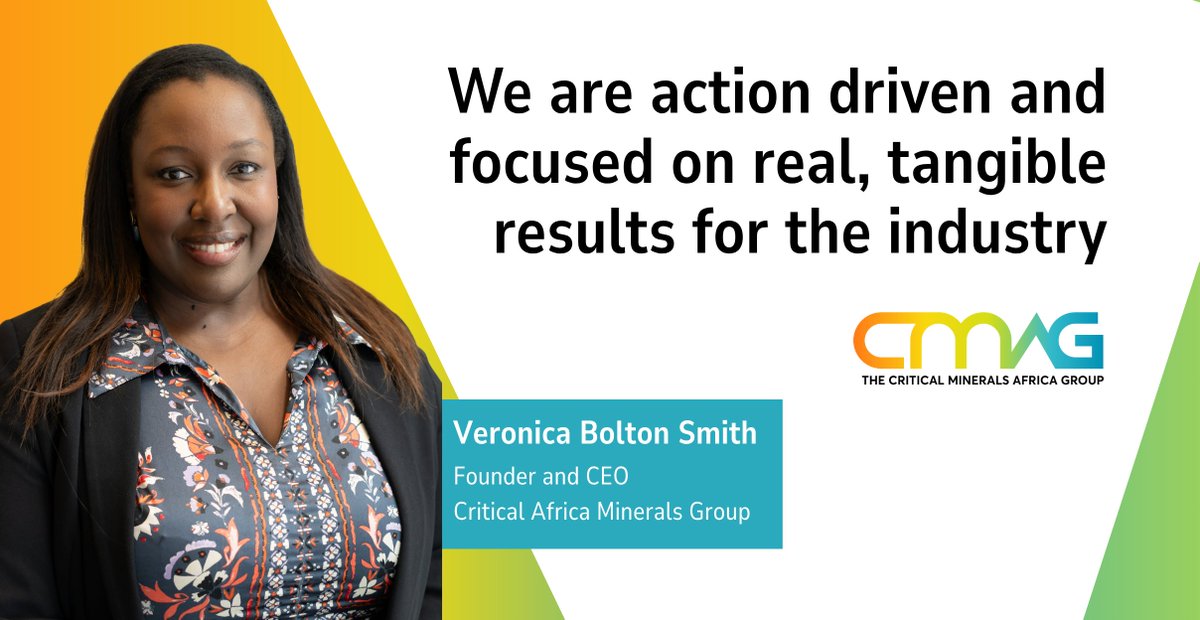 Veronica Bolton Smith, CEO of <a href="/CMAG_Africa/">Critical Minerals Africa Group (CMAG)</a> and recent nominee for the <a href="/AfricanBChamber/">African Business Chamber (AfBC)</a> International Trade Excellence Award, has 20+ years’ experience in Africa-focused trade, investment, and development. She discusses her drive to empower African nations to better harness their