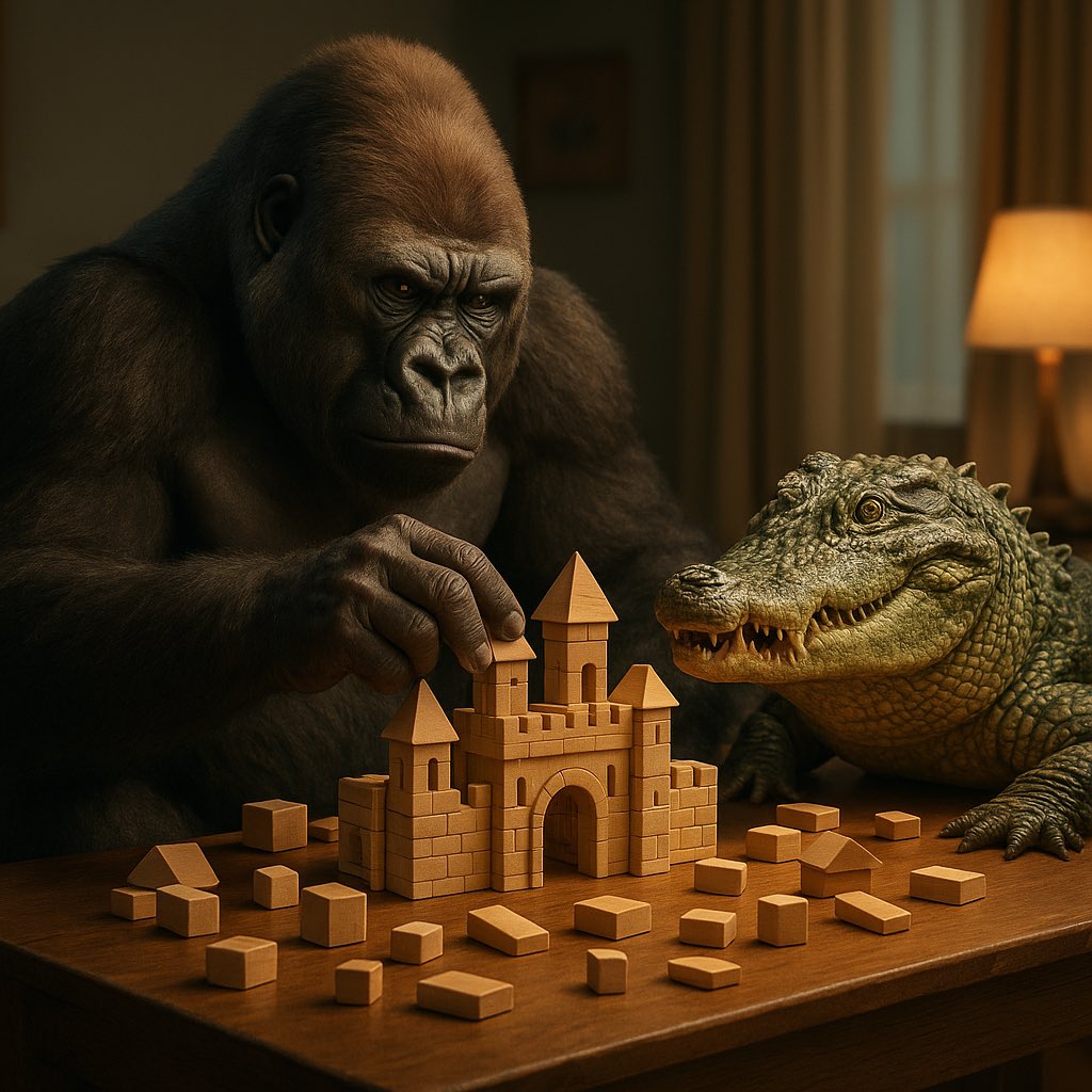 rebengaoliveira's tweet image. Even in the quiet moments, legends are building empires in silence. 🦍🐊
No distractions. No noise. Just vision, trust, and relentless ambition.

#UnrealKingdoms #NFTCommunity #DigitalEmpire #Web3Legends #MetaverseBuilders