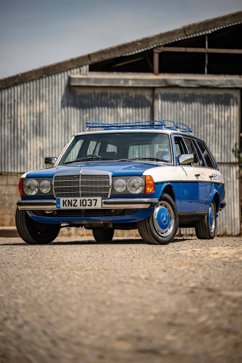 BonhamsCars's tweet image. Live Auction | Introducing this joyous 1982 Mercedes-Benz 230 TE Service Car, complete with Tool Kit and Overalls 🛠️ tinyurl.com/26gwg6ob
The car was also previously part of Mercedes-Benz Brooklands Display and the Danzbenz Collection.