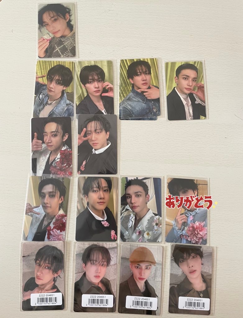trhk2mk's tweet photo. StrayKids スキズ Hollow 封入 特典 限定 交換 買取 FC ユニット HMV 楽天 ソニミュ タワレコ

【譲】画像のもの

【求】買取 (ご提示ください)or 未使用シリアル
トレカ:シリアル = n:1 可能

買取の場合なるべく買い手様のご希望額に沿うようにいたします🙇🏻‍♀️

お気軽にお声掛けください✉️ https://t.co/Vfkr07CdR0