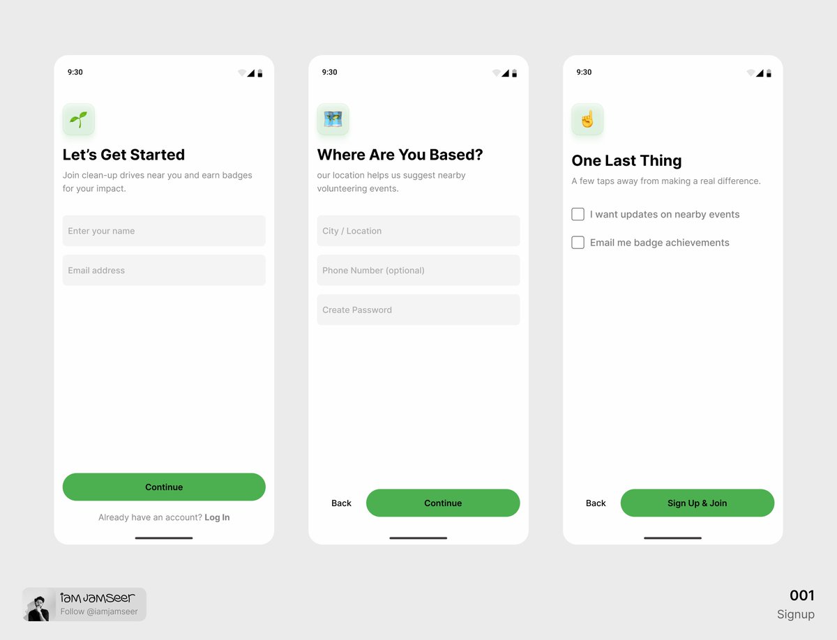 Jamseerop's tweet photo. Daily UI #001 – Multi-Step Sign Up Flow by Muhammed Jamseer https://t.co/JfKjcshdmZ https://t.co/bImCjDspGH
