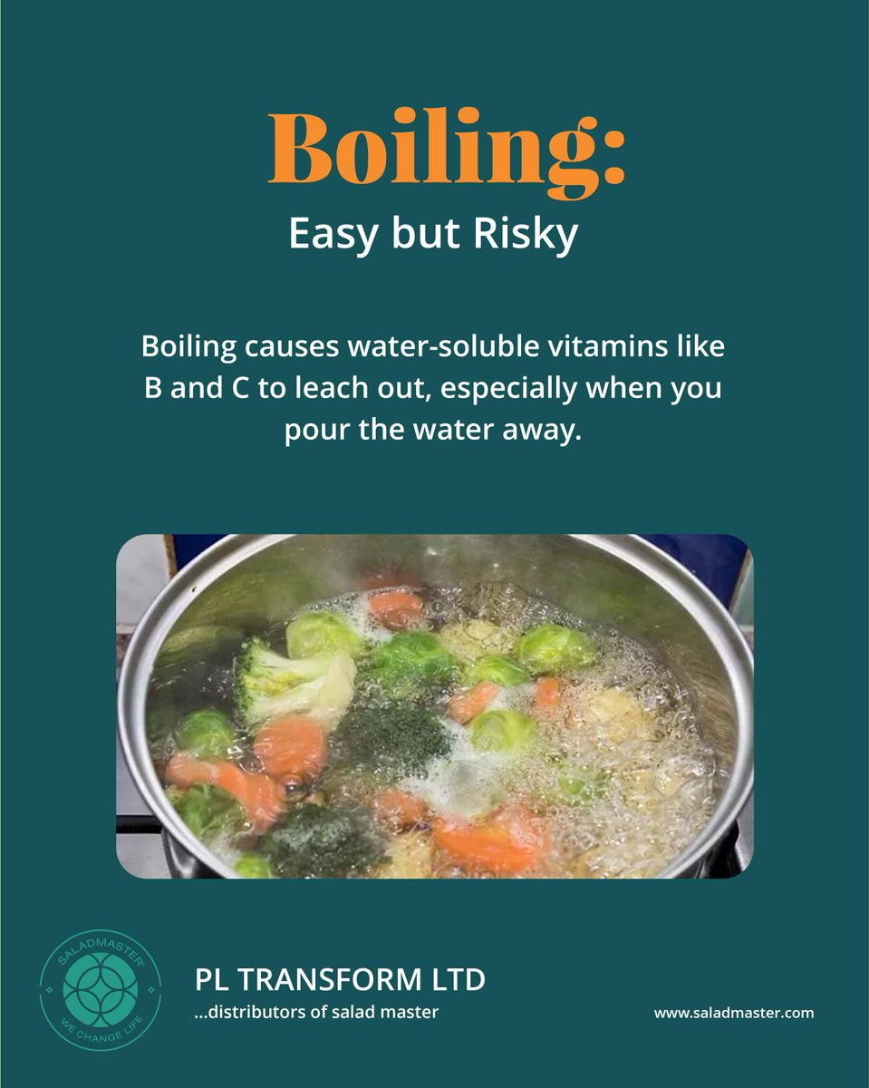 pl_transform's tweet image. Steaming is a step up from boiling, but it’s not perfect. That’s why Saladmaster goes further.
 
Saladmaster uses a waterless, low-heat, perforation method to cook food in its own natural moisture. 

The result? Meals that are as nourishing as they are delicious.

#smartcooking