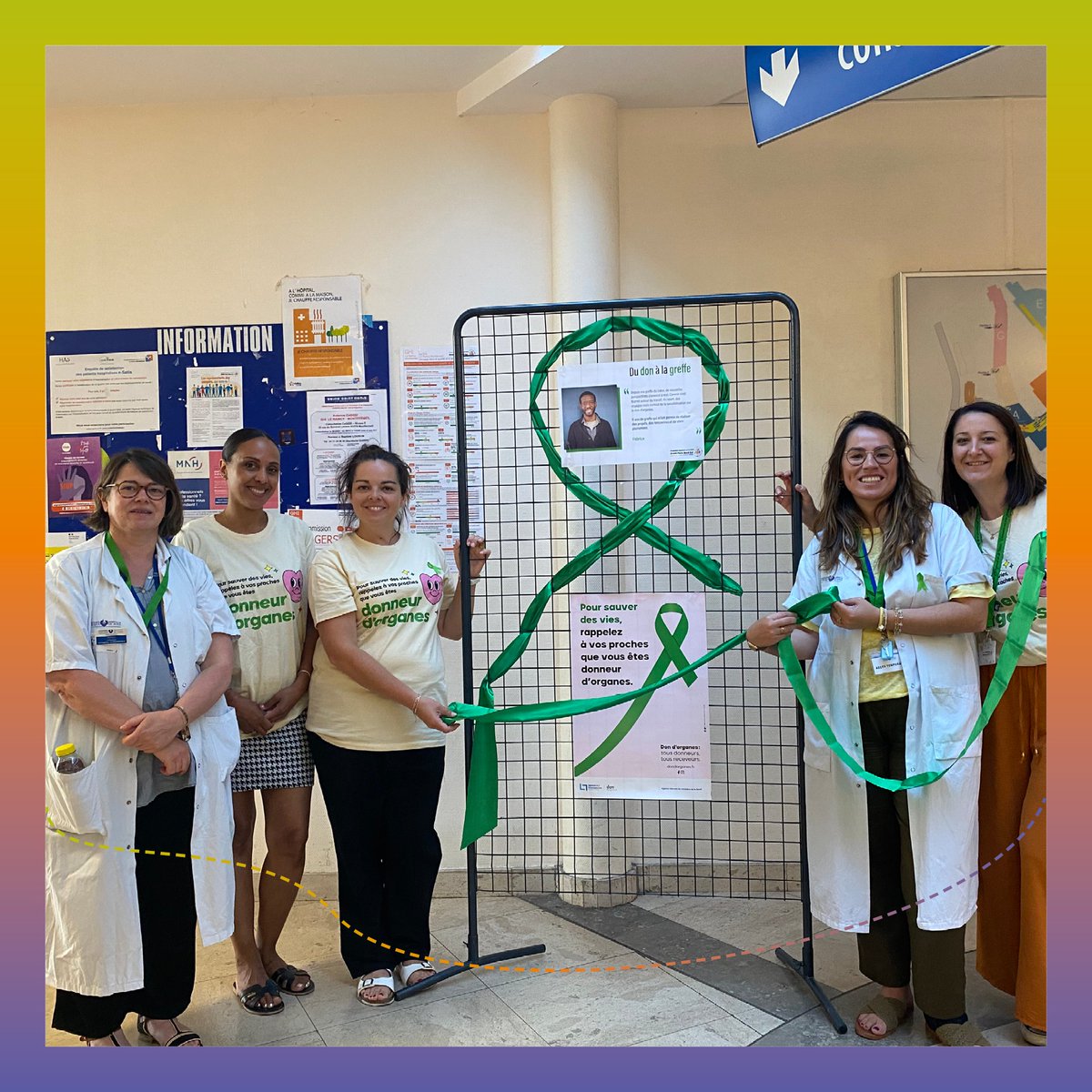 💚[#DONORGANES #SENSIBILISATION]💚
👉Récap de 3 journées autour du don d'organes en photos !
🤝Rencontres et échanges sur le #donorganes et les #greffes 
✨Des jeux ludiques sur place
💚Des goodies symboliques et de beaux rubans verts