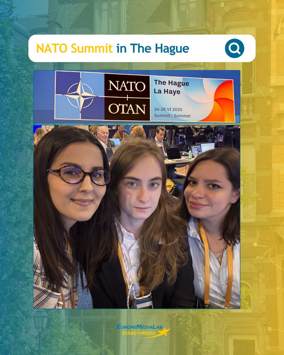 🇳🇱 Maison du MédiaLab residents came together at the NATO Summit in The Hague!

💫 Journalists from the 1st and 2nd waves joined forces on the ground—strengthening ties, sharing experience, and showcasing the power of a growing cross-border media network.
