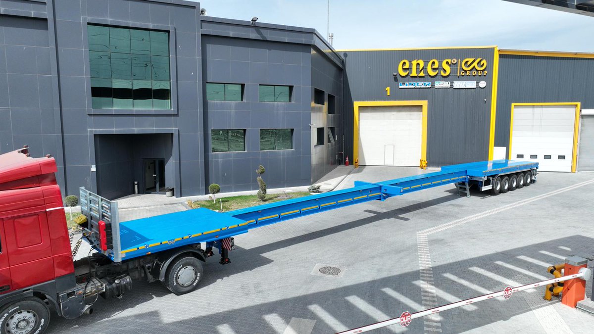 Extendable Heavy-Duty Flatbed Trailer

#enesgroup
#semitrailer
#flatbedtrailer