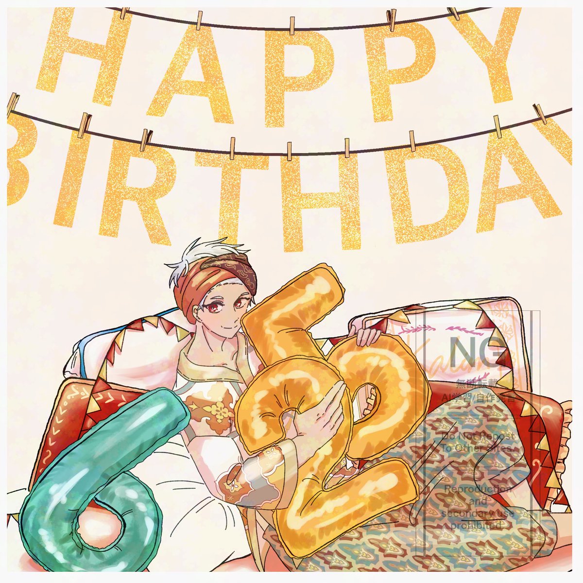 カリムくんおめでとうー！！！
 #カリム・アルアジーム誕生祭2025