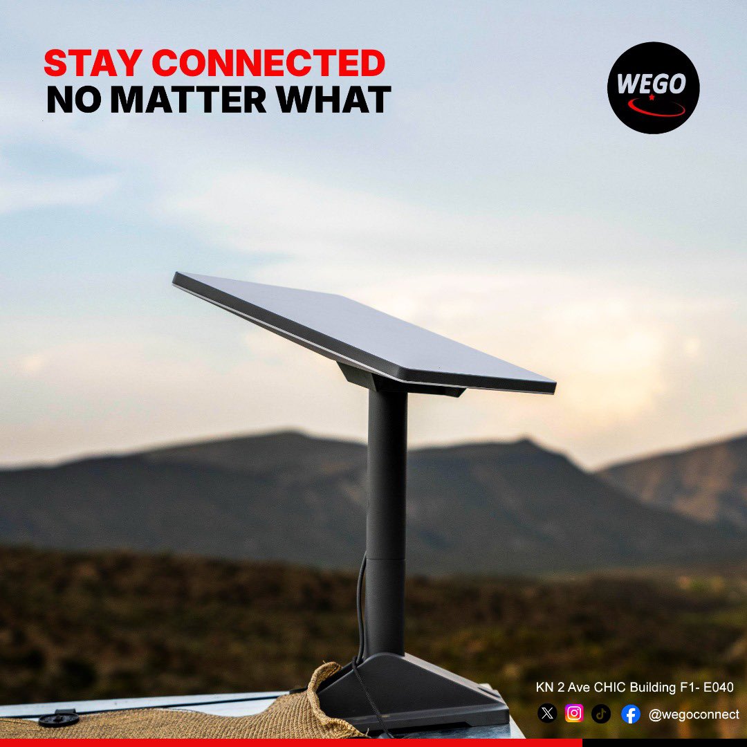 🚀Looking for installation, support, accessories, subscriptions, or Starlink equipment? We've got you covered!
📞 Contact us today!
📲 WhatsApp: wa.me/+250792052562
📧 Email: wegoconnect@wegotronics.com
📍 Visit us: CHIC Building, F1-E040, Kigali City