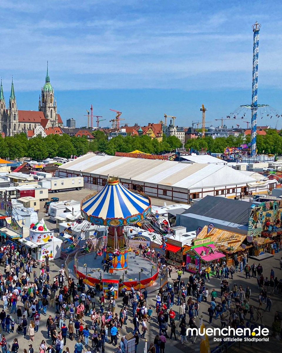 🥳 2026 findet das #Frühlingsfest auf der #Theresienwiese zum 60. Mal statt und wird einmalig von zwei auf drei Wochen verlängert. 🎡🥨
Von wann bis wann das Frühlingsfest 2026 steigt➡️ muenchen.de/fruehlingsfest
#münchen