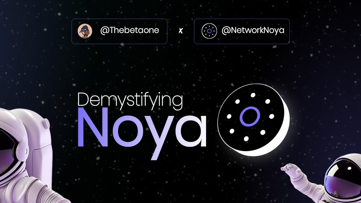 Imagine a world where your crypto grows on its own while you sleep.🤯🤯🤯

No screens. No stress. No switching chains.
Just passive income, optimized by AI.

This is what <a href="/NetworkNoya/">NOYA.ai</a> is building and it’s nothing short of revolutionary.

👇 Let’s talk about it.

At its core, NOYA