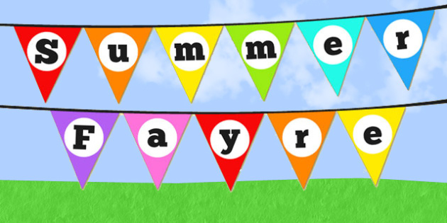 Today is the Shaw Hill Summer Fayre! Children have already started jumping on the bouncy castle and there are lots of painted faces walking around the school. It looks like it will be a very fun day at school!