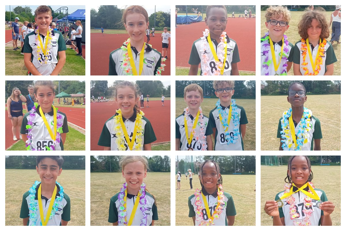 Crescent took part in the Rugby And East Warwickshire Primary Athletics. Together the children brought home 17 medals across all years and all disciplines, a super effort from them all at this always competitive event.
#crescentschool #primaryathletics