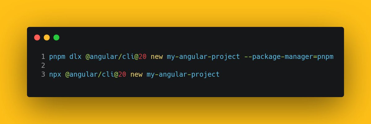 GergelySzerovay's tweet image. 🅰️💥You can use the following CLI commands for creating a new Angular project with a specific Angular version:
@angular #angular #javascript #typescript #AngularAddicts