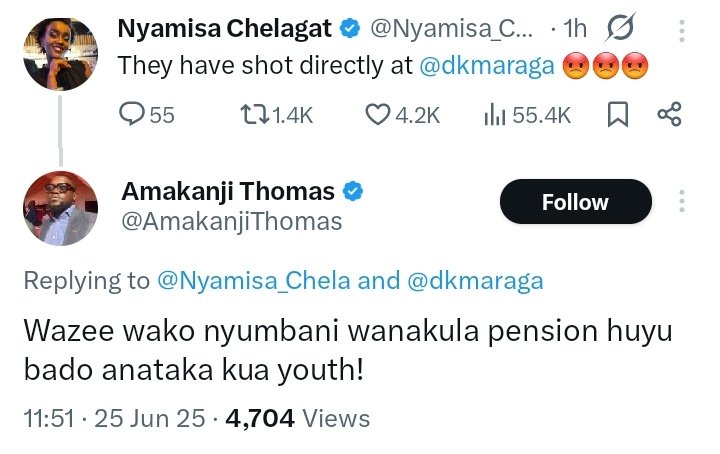 Your father was shot by bandits. He stayed in the ICU for more than a week. Bills skyrocketed that you had to do a public fundraiser on the TL. Now you talk piss because they give you a few coins for 'blogging.'
Shame on you!