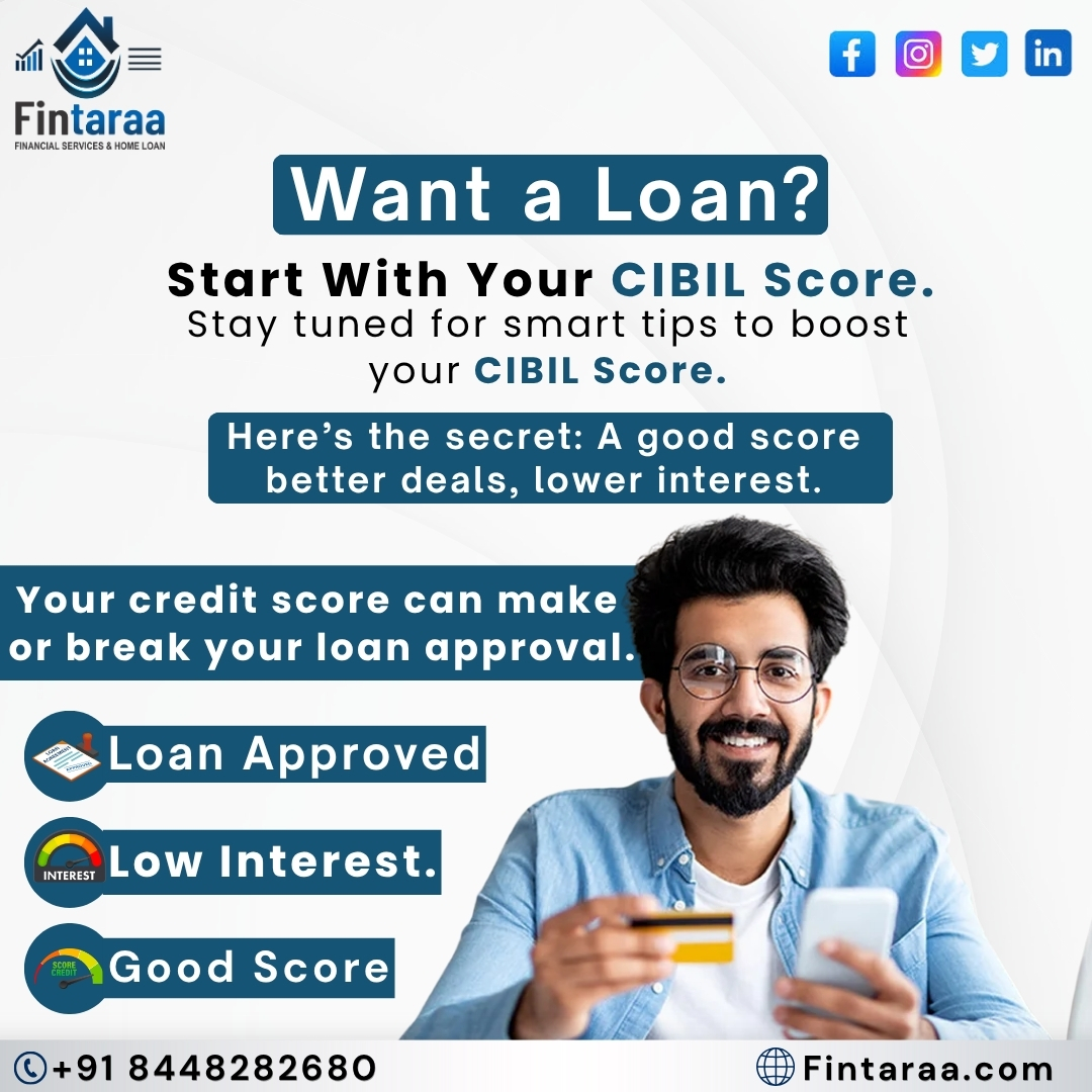 fintaraa's tweet photo. Start with your CIBIL score! A good score means faster approvals, better deals, and lower interest rates. Stay tuned for smart tips to boost your credit score!

🌐 Visit: https://t.co/DMMRSfwAHe

#LoanApproval #CIBILScore #FinancialPlanning #SmartBorrowing #LowInterestLoan https://t.co/L4MXVU1H7f