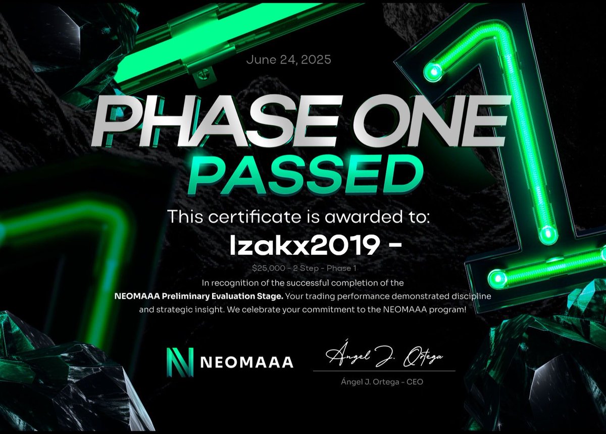 Ismail zakx (@ismail_zakx) on Twitter photo <a href="/neomaaafunds/">NeomAAA Funds | Prop Trading Firm</a> Phase One PASSED โ
!
Big shoutout to NEOMAAA for the opportunity!
If all goes well behind the scenes, Iโve got something huge coming your way,
Things like giveaways, deals, and so much more๐
Stay tuned ๐๐. We might be building something special here. <a href="/neomaaafunds/">NeomAAA Funds | Prop Trading Firm</a> Phase One PASSED โ
!
Big shoutout to NEOMAAA for the opportunity!
If all goes well behind the scenes, Iโve got something huge coming your way,
Things like giveaways, deals, and so much more๐
Stay tuned ๐๐. We might be building something special here.