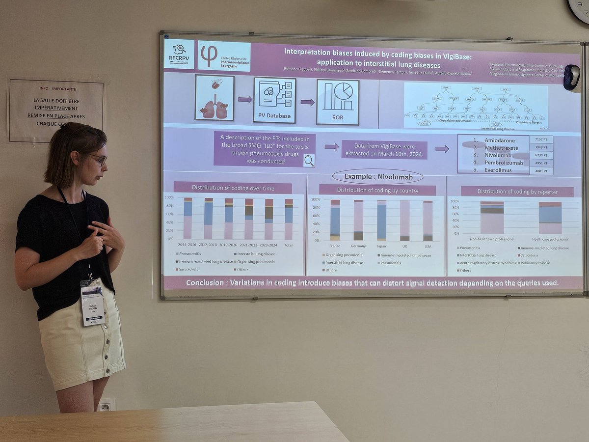 AlexandreGerard's tweet image. L'importante de bien choisir son vocabulaire
Interpretation biases induced by coding biases in vigibase: application to interstitial lung diseases par Romane Freppel à #sfpt2025