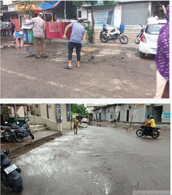 સુરતમાં ભારે વરસાદથી અસરગ્રસ્ત વિસ્તારોમાં મનપા દ્વારા સફાઈ ઝુંબેશ...

1962 સફાઈ કામદારો દ્વારા 10 JCB, 27 ટ્રક વડે અસરગ્રસ્ત વિસ્તારોમાં સઘન સાફ-સફાઈ હાથ ધરાઈ... 

160 સર્વેલન્સ વર્કરોએ 29,046 વસ્તીનો સર્વે કરી 13,636 ક્લોરીન ટેબ્લેટનું વિતરણ કર્યું...

#GujaratRain #Surat