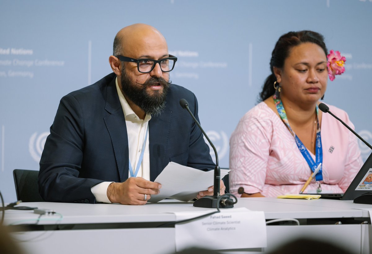 Climate Analytics (@ca_latest) on Twitter photo “The 1.5°C limit is not a symbolic benchmark – it is the enduring and legally significant temperature goal of the Paris Agreement” <a href="/drfahadsaeed/">Fahad Saeed</a> said at #SB62 press conference we held yesterday with <a href="/Greenpeace/">Greenpeace International</a> at #SB62. unfccc.int/event/greenpea… “The 1.5°C limit is not a symbolic benchmark – it is the enduring and legally significant temperature goal of the Paris Agreement” <a href="/drfahadsaeed/">Fahad Saeed</a> said at #SB62 press conference we held yesterday with <a href="/Greenpeace/">Greenpeace International</a> at #SB62. unfccc.int/event/greenpea…