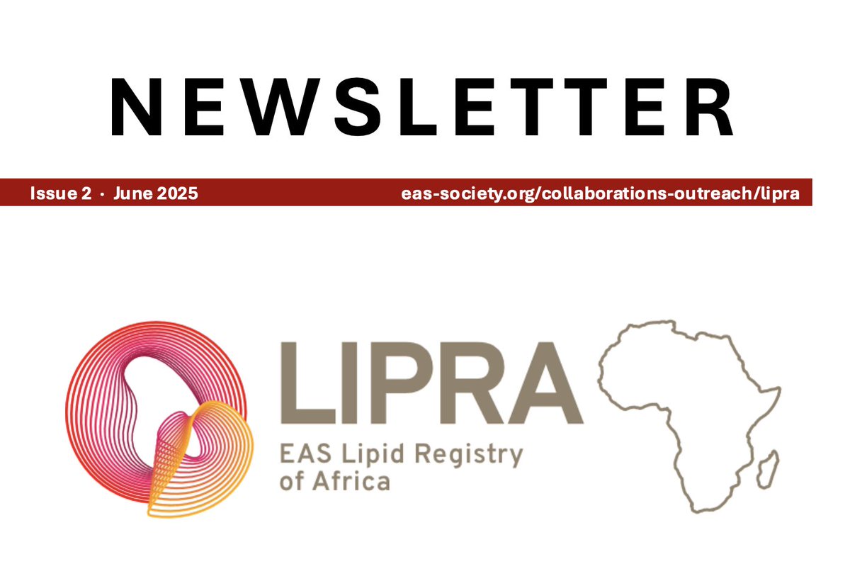 MeralKayikcoglu's tweet image. 🌍 Happy to share the 2nd edition of the EAS-LIPRA Newsletter, featuring highlights from our National Societies and also a message from me as Chair of @society_eas National Societies:
"The EAS is now a truly global society, with 60+ member countries. It's time to unite across…