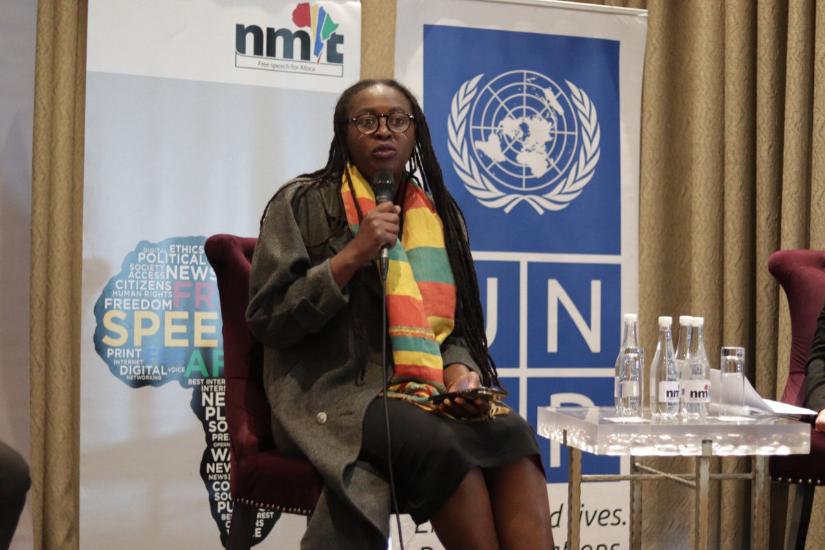 <a href="/GwenLister1/">Gwen Lister</a> <a href="/TheNamibian/">The Namibian</a> News editor, Esther Mbathera says the media was reluctant and waited for events rather than going out there to look at the stories on the ground. 

“A lot of reporting was political driven,” she signaled a warning.