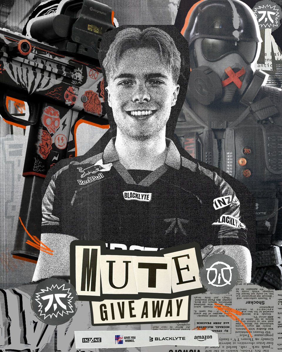 🎉 GIVEAWAY TIME! 🎉
Want to win the NEW FNATIC MUTE?
To enter:
✅ Like and Retweet
✅ Follow <a href="/FNATIC/">FNATIC</a> and me (<a href="/Deapek_R6/">FNATIC Deapek</a> )
✅ Reply with your favourite R6 Operator &amp; skin!

#R6 #Giveaway #FNATIC