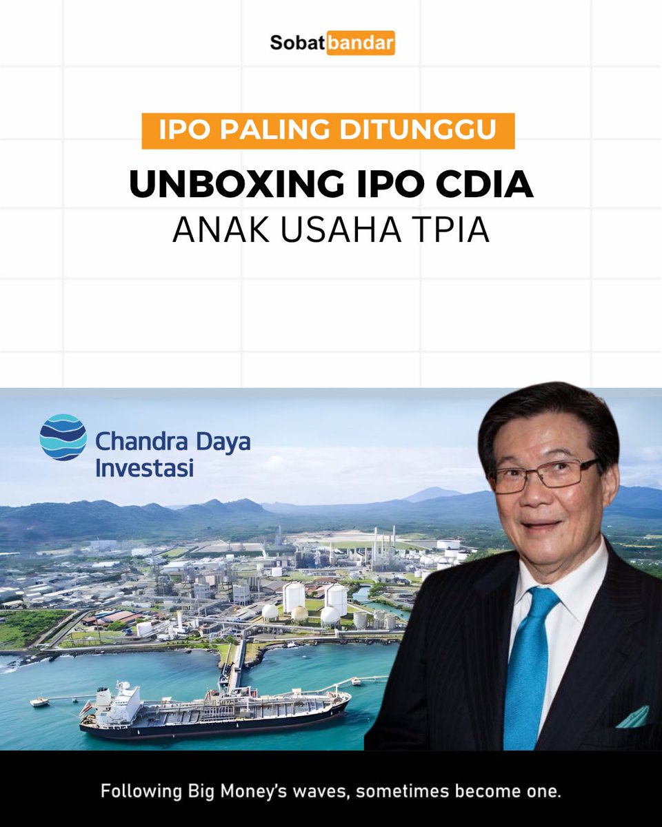 SobatBandar's tweet image. Unboxing IPO $CDIA yang mau pesen better baca dulu, sob‼️