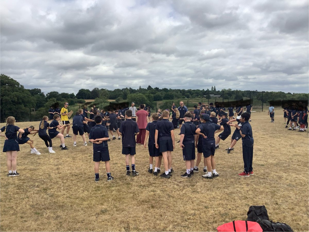 Great turnout and support for our year 7 tug of war!