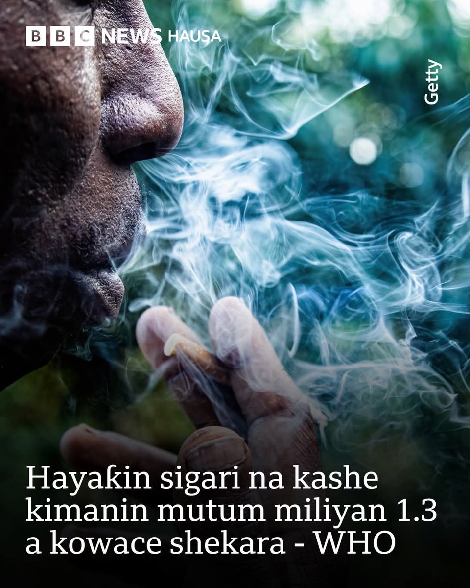 Cikin rahoton Hukumar Lafiya ta Duniya kan matsalar shan taba sigari a shekarar 2025, hukumar ta ce akwai ƙasashe 110 a duniya waɗanda suka ƙi mayar da hankali wajen faɗakar da al’umma kan illar sigari duk da ɗimbin asarar rayuka da take haddasawa a kowace shekara.