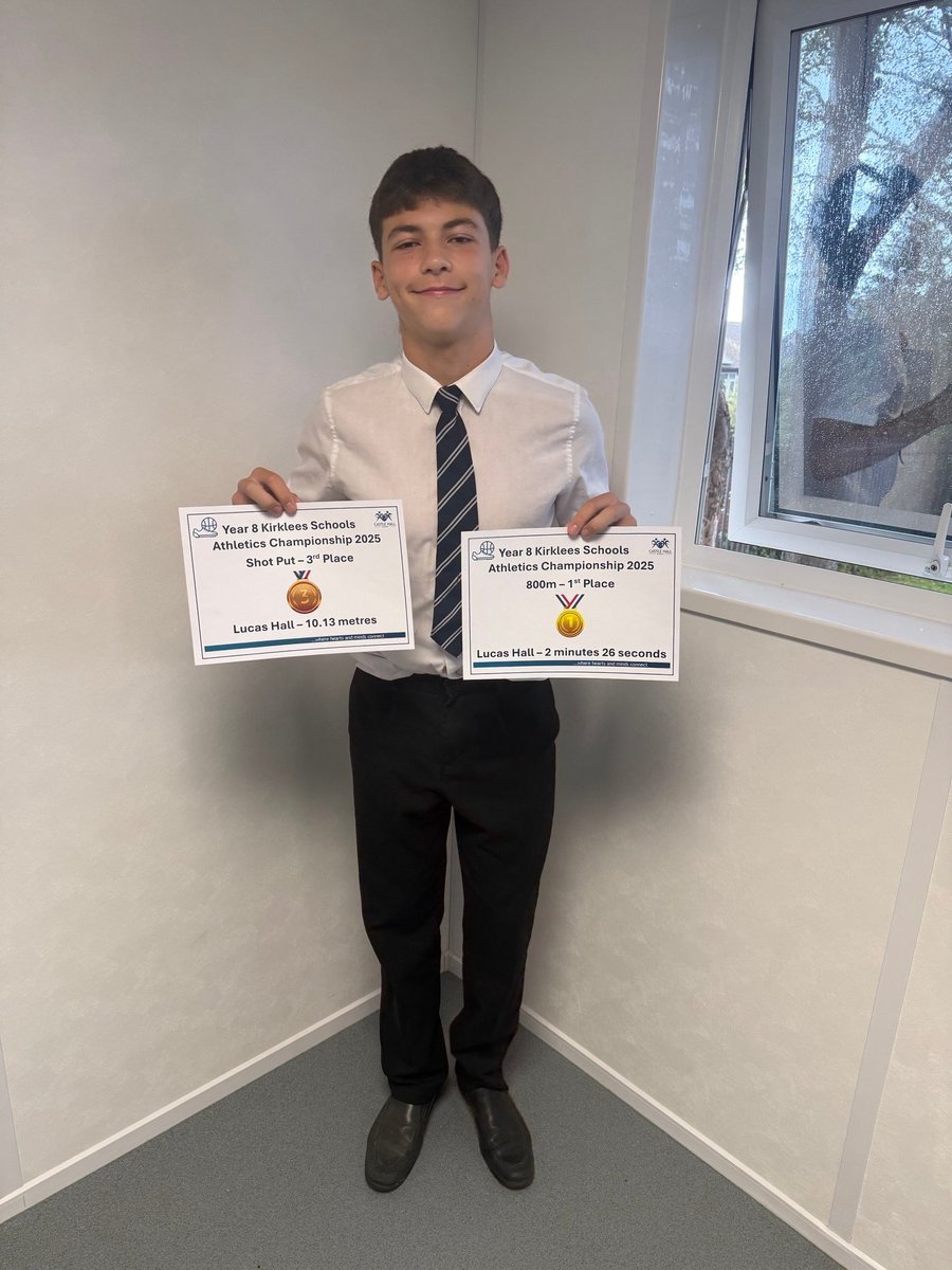 CastleHall_PE's tweet image. On Thursday 19th June we took Year 8 to the Kirklees Athletics Championships. We had some outstanding results with a 1st place in the Boys 800m and Girls 300m, 2nd in the Boys High Jump and 3rd in the Boys Discus and Shot Put. 🥇🥈🥉🏃‍♂️#developingcharacter #raisingaspirations