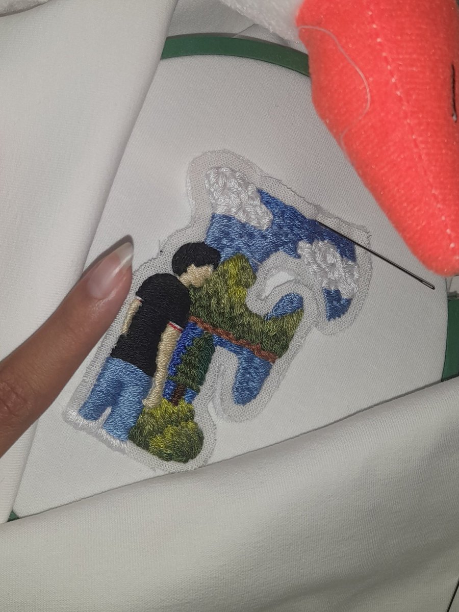 eyysana's tweet photo. @minzikyi hi kak aku ada open custom embroidery alphabet kaya gini, bisa req foto atau design yaa! 😉🌟🌷 https://t.co/qd3m9PlcJv