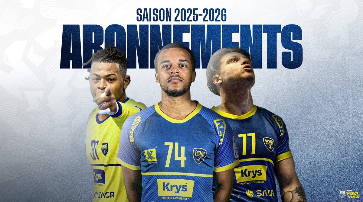 𝗟𝗔 𝗖𝗔𝗠𝗣𝗔𝗚𝗡𝗘 𝗗’𝗔𝗕𝗢𝗡𝗡𝗘𝗠𝗘𝗡𝗧𝗦 𝟮𝟱-𝟮𝟲 𝗘𝗦𝗧 𝗢𝗨𝗩𝗘𝗥𝗧𝗘 ! 🔥

⬇️ Toutes les infos ici :
pontault-handball.com/actus-2732-abo…

#TeamPCHB #abonnement 💛💙