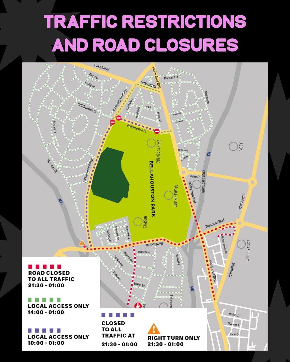 Summer Sessions (@smmrsessions) on Twitter photo Here's your site map, set times, travel advice, and road closures map for <a href="/simplemindscom/">Simple Minds</a> at Bellahouston Park on Friday.
Please note there will be strike action on the Subway, plan your journey in advance!
Final tickets ⇾ smmr.se/simple-minds Here's your site map, set times, travel advice, and road closures map for <a href="/simplemindscom/">Simple Minds</a> at Bellahouston Park on Friday.
Please note there will be strike action on the Subway, plan your journey in advance!
Final tickets ⇾ smmr.se/simple-minds