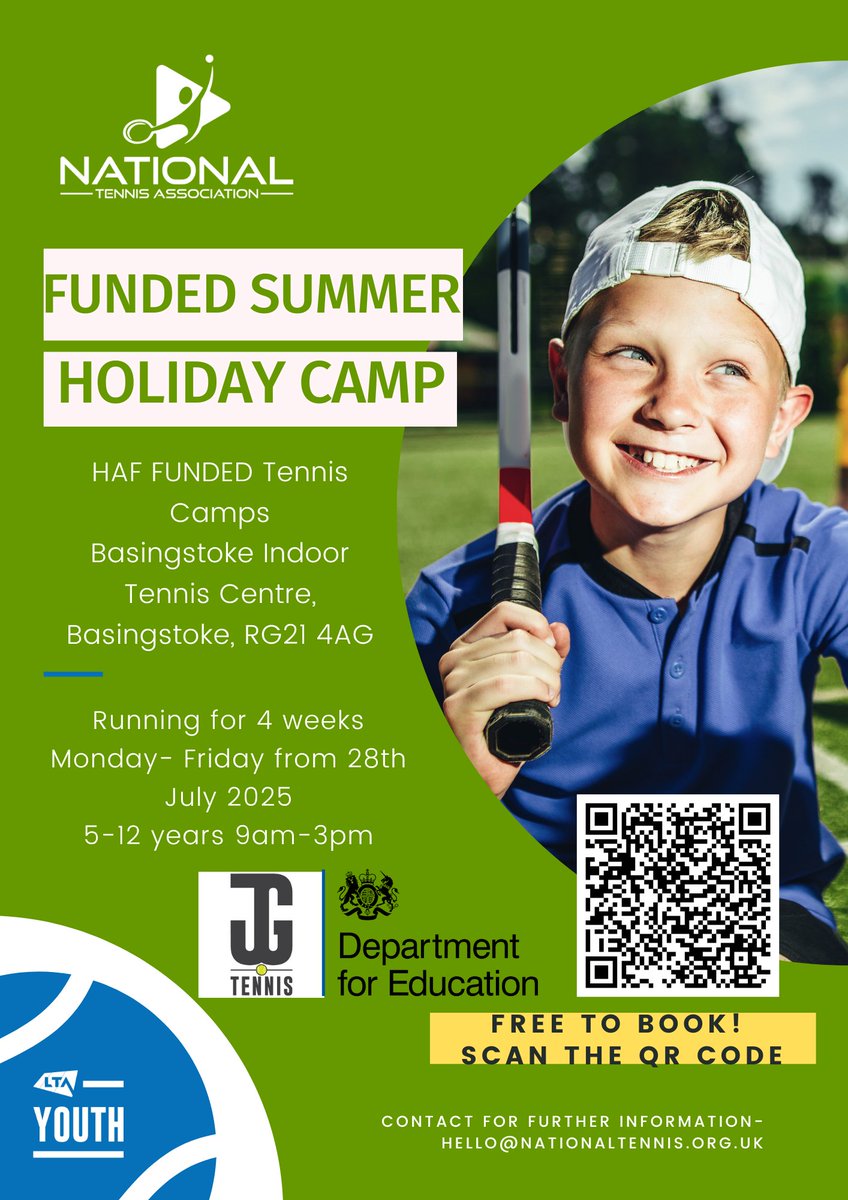 Cranbourne (@cranbourne_info) on Twitter photo <a href="/National_Tennis/">National Tennis Association</a> are running Summer Holiday Camps throughout the summer at Basingstoke Indoor Tennis Centre (RG21 4AG). Find out more information and book your childβs place at bitc.basingstoketennis.org.uk/Coaching/Camps <a href="/National_Tennis/">National Tennis Association</a> are running Summer Holiday Camps throughout the summer at Basingstoke Indoor Tennis Centre (RG21 4AG). Find out more information and book your childβs place at bitc.basingstoketennis.org.uk/Coaching/Camps
