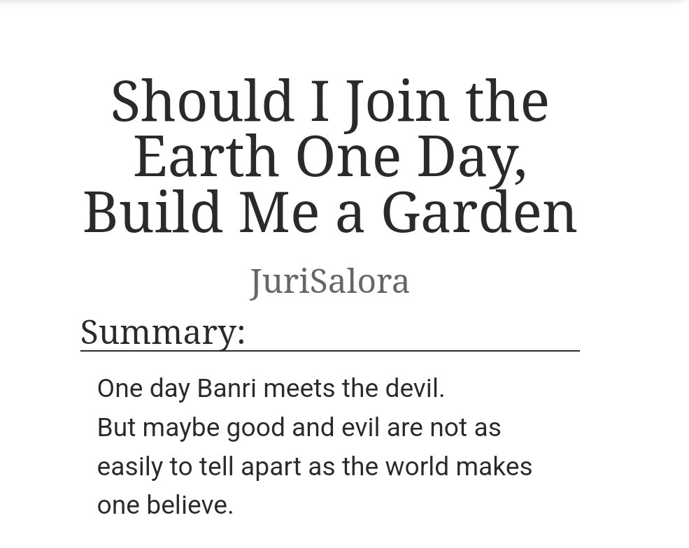 Should I Join the Earth One Day, Build Me a Garden

🌸 Chikage/Itaru/Banri
🌸 standing between an angel and the devil suddenly the borders between good and evil blur
🌸 one shot , 1267 words

Written for #A3PrideExchange2025 for <a href="/Vampi_Rei/">🦇🌸❄️||Rei</a> 

archiveofourown.org/works/66881089
