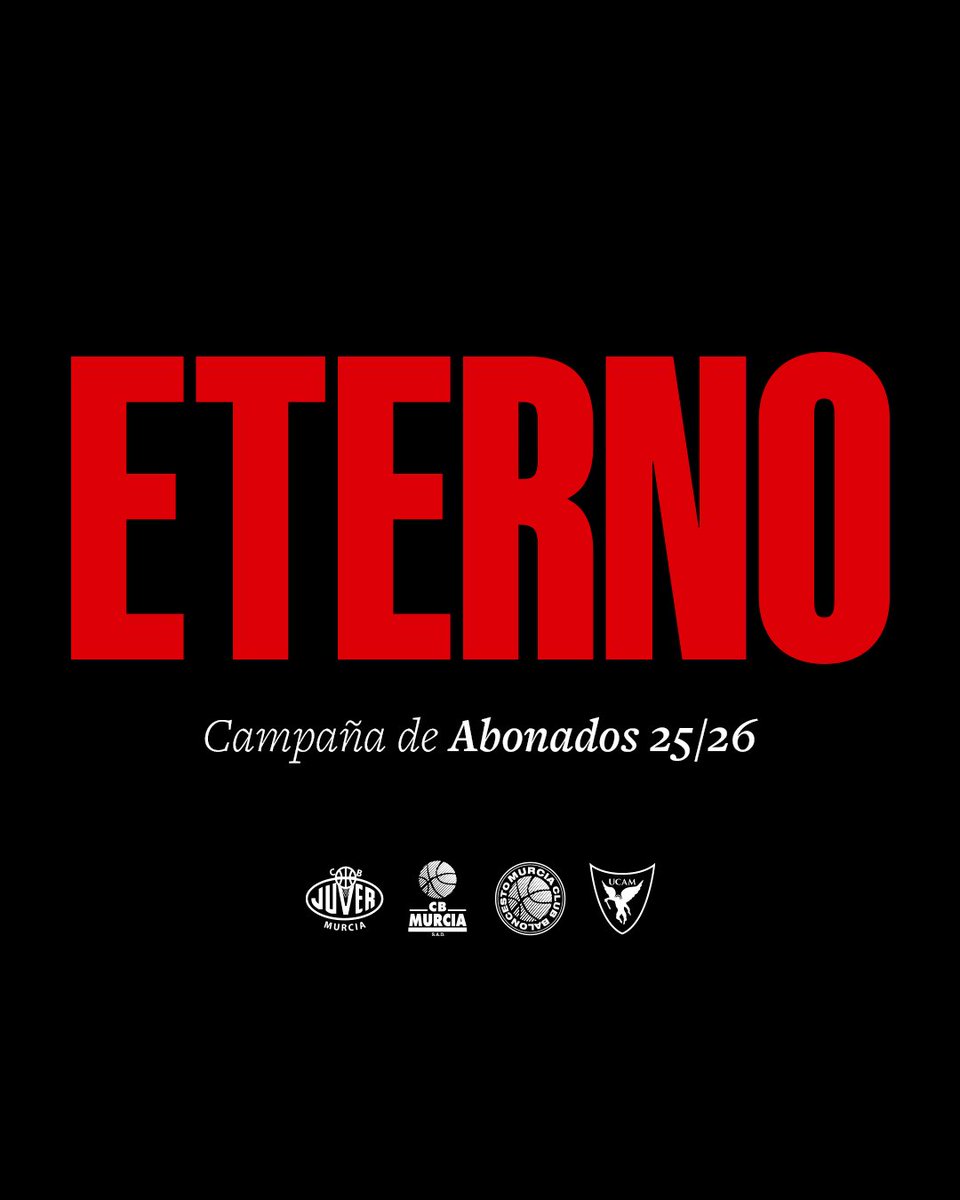 ♾️ 𝐸𝑇𝐸𝑅𝑁𝑂 ♾️

| Campaña de Abonados 25/26 |

#Eterno