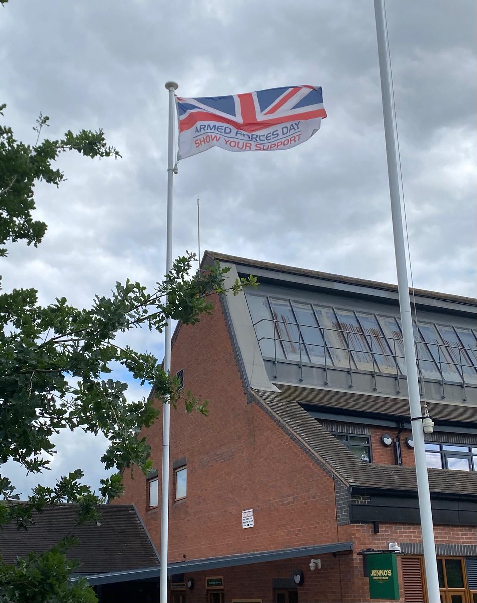 Today is Armed Forces Day, a chance to show our appreciation for the brave men and women who put their country before themselves to protect our way of life.

The Armed Forces Day flag is currently flying outside our offices at Brocks Hill Country Park, after we raised it in a