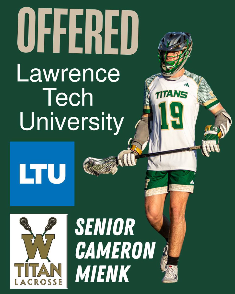 Traverse City West Titan Football (@tcwesttitanfb) on Twitter photo Congrats to Senior Cameron Mienk on his offer to continue his lacrosse career at Lawrence Technological University! <a href="/TCWestTitanFB/">Traverse City West Titan Football</a> <a href="/cameronmienk/">Cameron Mienk</a> <a href="/svlsports/">Saginaw Valley League</a> <a href="/TCREsports/">Traverse City Record-Eagle Sports</a> <a href="/TCWSHTitans/">Traverse City West Senior High School</a> Congrats to Senior Cameron Mienk on his offer to continue his lacrosse career at Lawrence Technological University! <a href="/TCWestTitanFB/">Traverse City West Titan Football</a> <a href="/cameronmienk/">Cameron Mienk</a> <a href="/svlsports/">Saginaw Valley League</a> <a href="/TCREsports/">Traverse City Record-Eagle Sports</a> <a href="/TCWSHTitans/">Traverse City West Senior High School</a>