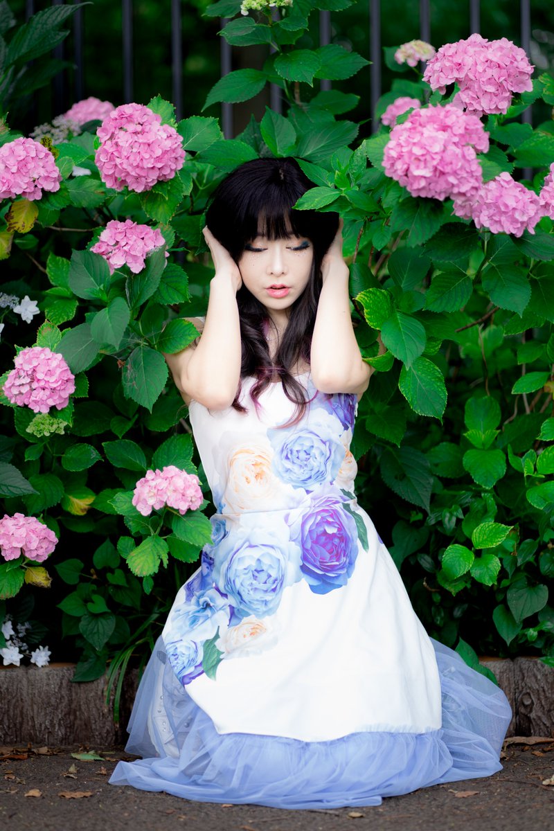 akip129's tweet photo. Surrounded by hydrangeas
＃マシュマロ撮影会
#ポートレートが好きな人と繋がりたい 
#写真が好きな人と繋がりたい https://t.co/YtbyHaEs1K